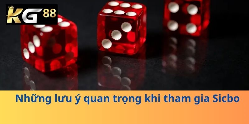Những lưu ý quan trọng khi tham gia Sicbo